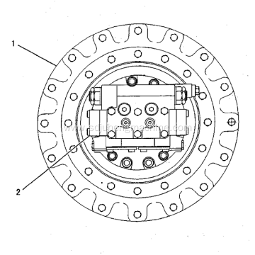 Excavator 315C Travel Gearbox 227-6035